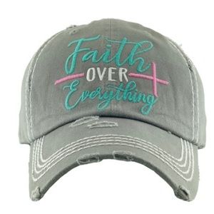 Brand New Faith Over Fear Vintage Baseball Cap